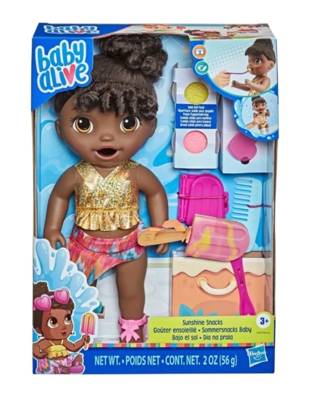Baby Alive “Sunshine Snacks” Doll Set (NWT)